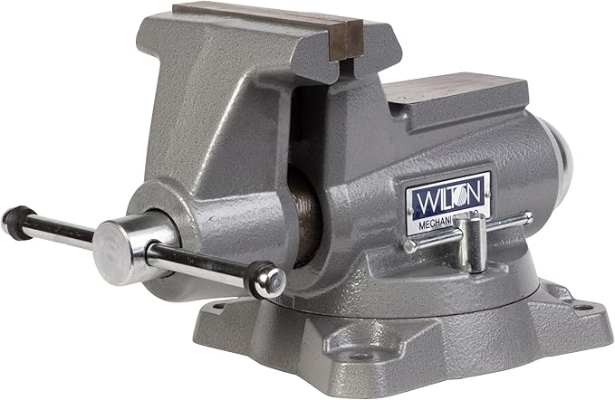 Wilton Mechanics Pro Bench Vise, 5-1/2" Jaw Width, 5" Jaw Opening, 3-5/8" Throat (Model 855M)
