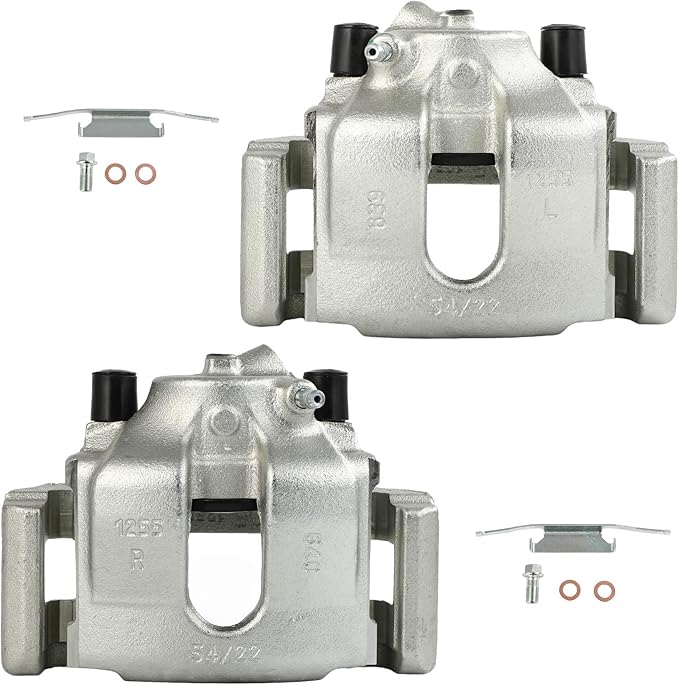 cciyu Front Left & Right Brake Calipers Assembly w/Bracket 19B1619A 19B1618A For BMW For 320i/For 325Ci/For 325i/For 325xi/For 328Ci/For 328i/For Z3/For Z4