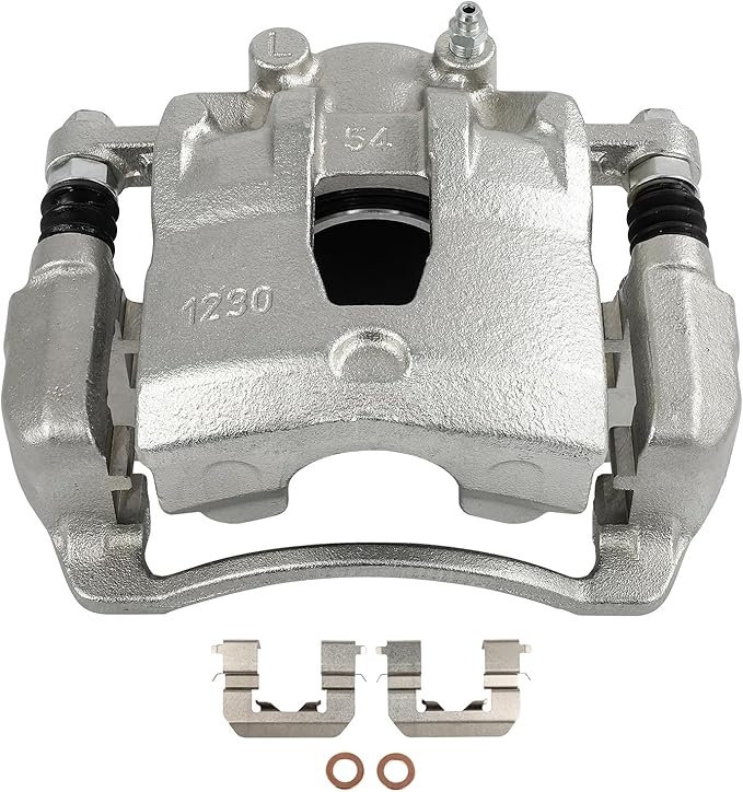 SCITOO 19B6794 Front Left Disc Brake Caliper Assembly w/Bracket For Dodge For Attitude 2012-2014,For Hyundai For Accent 2012-2017,For Kia For Rio 2012-2017