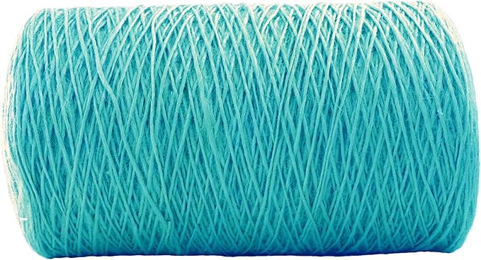 1mm x 2500 Feet Blue Jute Rope, Twine for Gardening Tomato Climbing Plant Tie Floristry Crafts Gift Wrapping Packing Decor