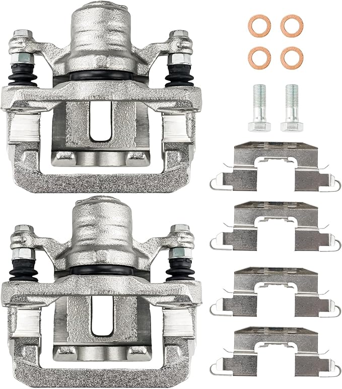 Torchbeam Rear Brake Calipers Set for Nissan 2005-2012 Pathfinder, Rear Left and Rear Right Calipers Replace # 19B2994A+19B2995A