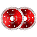 4.5" Diamond Blade for Angle Grinder, 2pcs Tile Cutting Blade for Angle Grinder Tile, Super Thin Tile Saw Blades for Cutting Porcelain Ceramic Tile Granite Marbles
