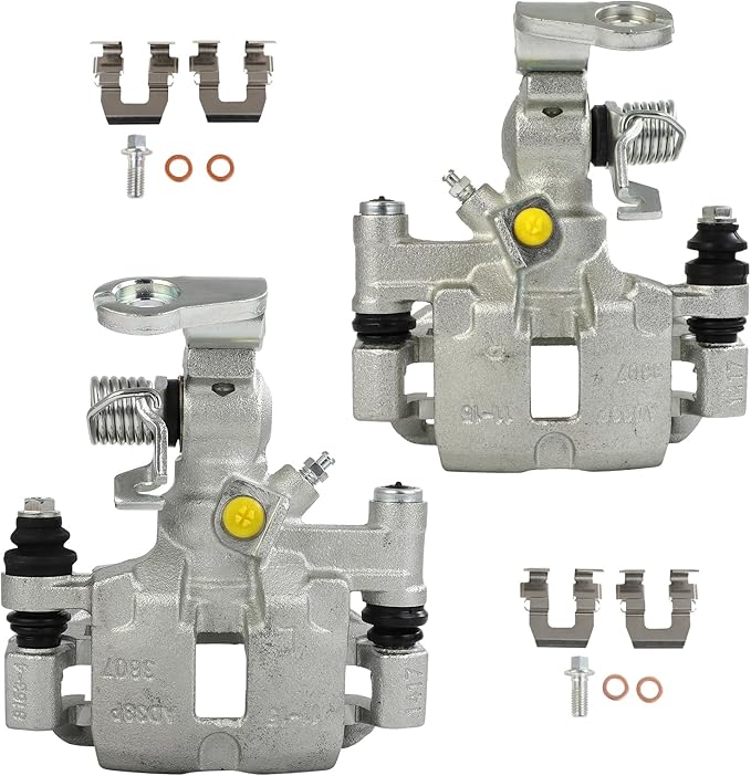 cciyu Rear Left & Right Brake Calipers Assembly w/Bracket 18B4718B 18B4719B For Buick For LeSabre/For Park Avenue,For Oldsmobile For Aurora,For Pontiac For Bonneville