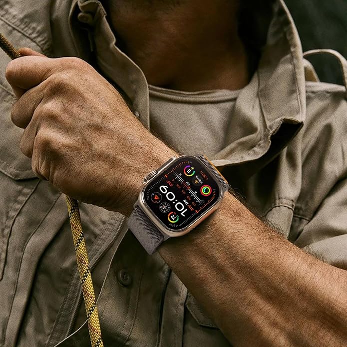 Suitisbest Sport Bands Compatible with Apple Watch Ultra Band 49mm 46mm 45mm 44mm 42mm 38mm 40mm 41mm Men Women, Stretchy Nylon Sport Loop Strap with S-Hook for iWatch Series 10 Ultra SE 9 8 7 6 5 4 3