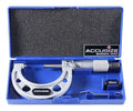 Accusize Industrial Tools 25-50mm by 0.01mm Ultra-Precision Outside Micrometer, EG00-0050