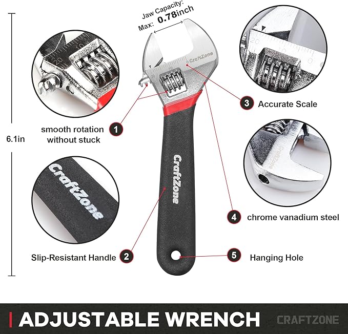 10PC Pliers and Wrench Set with Storage Rack – Includes Locking | Long Nose | Diagonal Cutter | Groove Joint | Linesman & Mini Plier ，High-Quality Carbon Steel Tool Kit for DIY and Home a Gift for Man