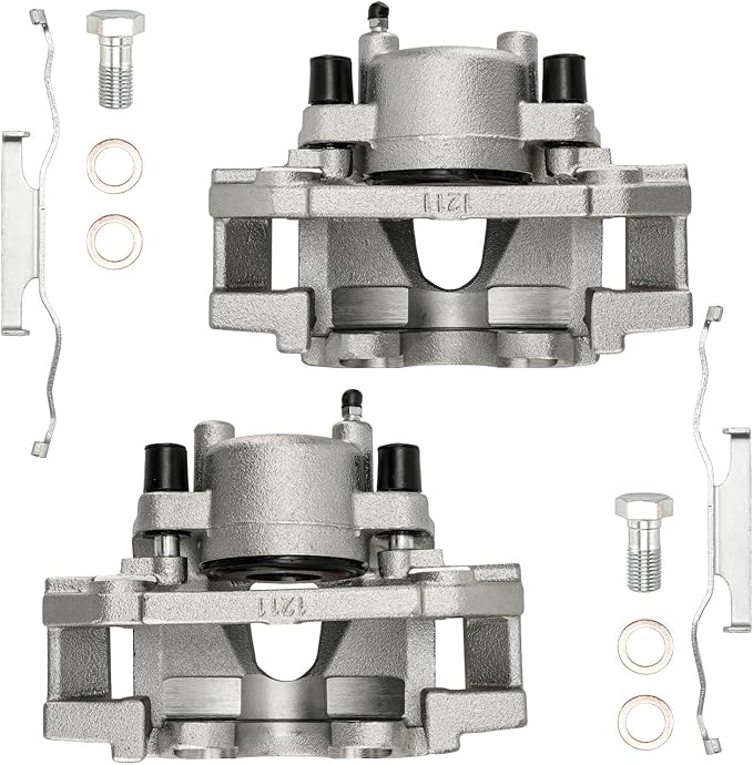 Torchbeam Front Brake Calipers Set for Chrysler Town & Country 2001-2007, Dodge Grand Caravan 2001-2007, Dodge Caravan 2001-2007, Front Left and Front Right Calipers Replace # 18B4776+18B4777