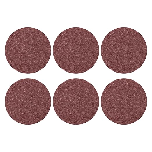 HARFINGTON 40 Pcs 7 Inch Sanding Disc 40 Grit Hook and Loop Sandpaper Random Orbital Sander Pads for Woodworking Automotive Metal Polishing