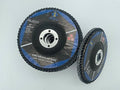 SIGNI 4" x 5/8" Premium Zirconia Flap Discs T27 10-Pack (Grit 120#)