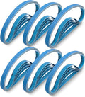 30 Pcs 1/2x18 Zirconia Sanding Belts, 1/2 x 18 Inch Zirconia Sanding Belts 60 Grit for Belt Sander, 1/2 x 18 Sanding Belts for Metal (1/2x18in, 60 Grit)