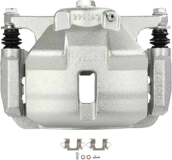 SCITOO 19B7148 Front Left Disc Brake Caliper w/Bracket Fit For Nissan For Rogue 2014-2018, Single Piston