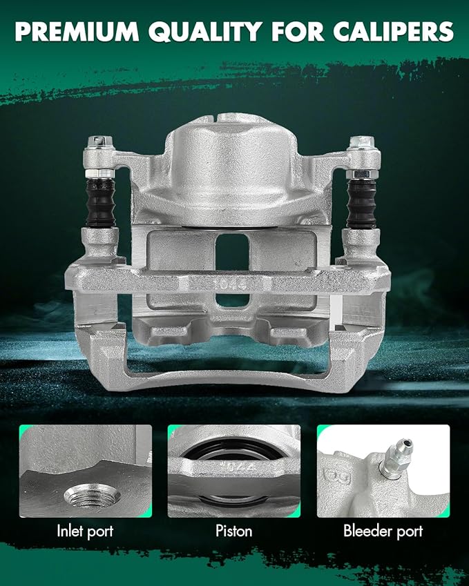 SCITOO 19B2668 Front Left Disc Brake Caliper Assembly w/Bracket For Honda For Accord 2003-2007