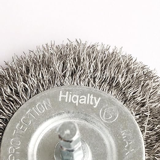 10pcs 3 Inch Stainless Steel Wire Wheel Brushes Kit for Drill with 1/4-Inch Hex Shank,Wire Wheels for Power-Operated Grinders (10)