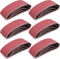 24 Pcs 3x24 Sanding Belts, 120 Grit Belt Sander Sanding Belts, 3 x 24 Inch Aluminum Oxide Sanding Belts for Belt Sander(3x24in, 120 Grit)