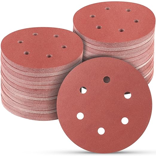 100 PCS 6 Inch Sanding Discs 1000 Grit Hook and Loop Sandpaper, Round Orbital Sand Paper Discs for Sander