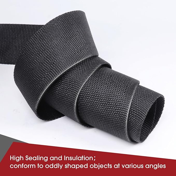 Heat Shrink Braided Sleeving, 2:1 Ratio Shrinkable Fabric Tubing Sleeve Abrasion Protection Cable Wire Sheath (1"-25ft)