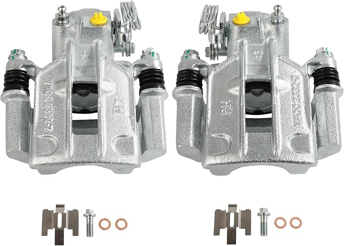 SCITOO Rear Brake Calipers With Bracket 18B4537 18B4536 Compatible For Ford For Taurus 1993-1999,For Lincoln For Continental 1993-2000,For Mercury For Sable 1993-1999