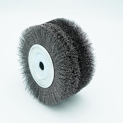 6inch Bench Wire Wheel Brush Set for Rust, Burr, Paint, and Corrosion Removal (4)