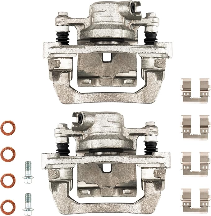 Torchbeam Rear Brake Calipers Set for Subaru Forester 2009-2013, Subaru Impreza 2008-2014, Subaru WRX 2015-2021, Rear Left and Rear Right Calipers Replace # 19B3425+19B3424
