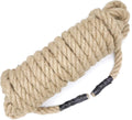Versatile 1 Inch x 50 Ft Jute Rope from IMROPE: Perfect for DIY Projects, Home Decor, Gardening and Relaxing in a Hammock.