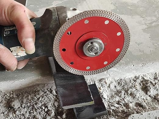 GoYonder 5 Inch Super Thin Tile Saw Blade, Diamond Blade for Angle Grinder, Dry Wet Tile Blade for Ceramic Tile, Concrete, Granite Cutting