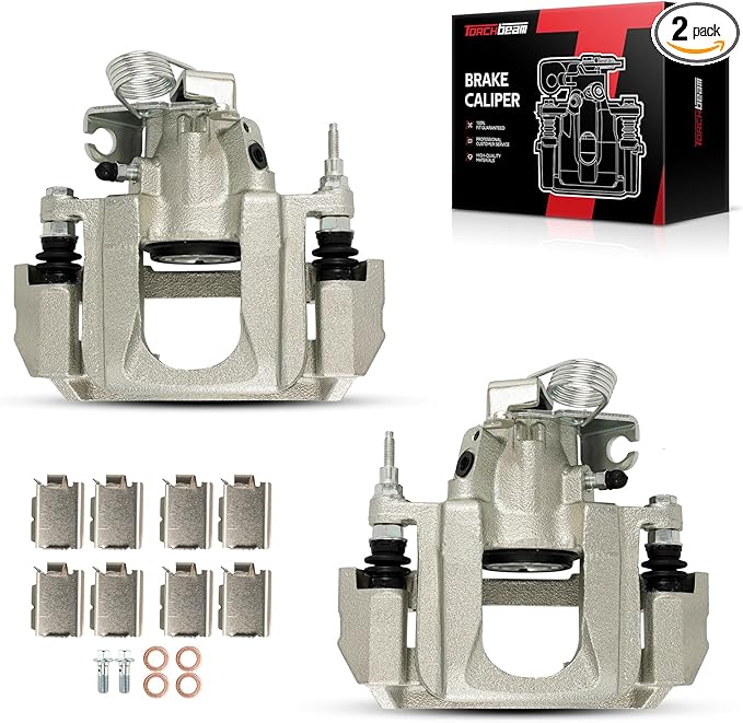 Torchbeam Rear Brake Calipers Set for Ford 2011-2014 Edge, Lincoln 2011-2015 MKX, Rear Left and Rear Right Calipers Replace # 18B5299+18B5298
