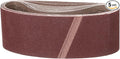 4 x 24 Inch Sanding Belt, 5 Pcs 180 Grit Knife Sharpener Belts Work Sharpening for Belt Sander Knife Carving Tool Metal Working