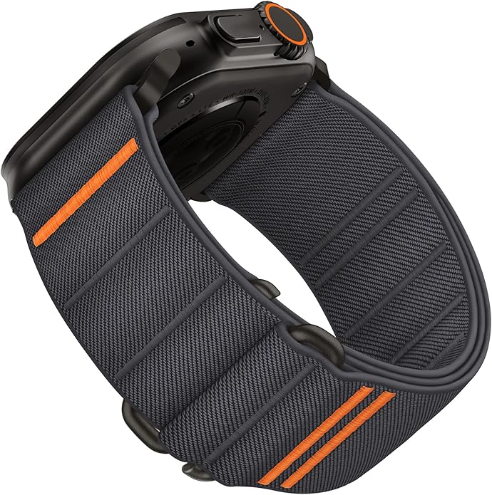 Suitisbest Sport Bands Compatible with Apple Watch Ultra Band 49mm 46mm 45mm 44mm 42mm 38mm 40mm 41mm Men Women, Stretchy Nylon Sport Loop Strap with S-Hook for iWatch Series 10 Ultra SE 9 8 7 6 5 4 3