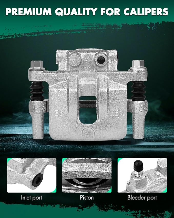 SCITOO 18B5038 Rear Right Disc Brake Caliper Assembly w/Bracket For Chrysler For 200/For Cirrus/For Sebring,For Dodge For Avenger/For Caliber,For Jeep For Compass/For Patriot,For Mitsubishi For Lancer