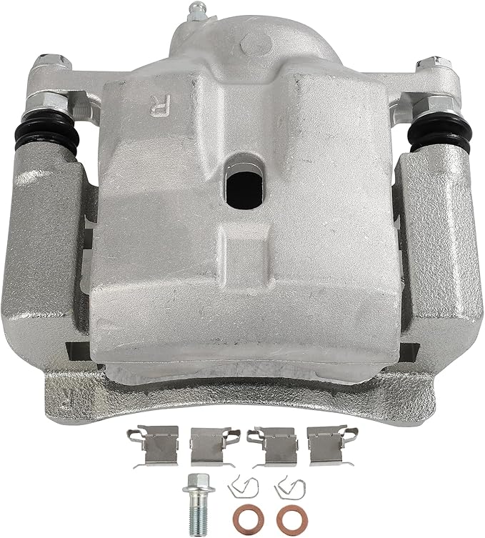 SCITOO 19B6273 Front Right Brake Caliper Fits For Toyota For Corolla 2020-2022(FHEV),For Toyota For Prius 2010-2022,For Toyota For Prius Plug-In 2012-2015, With Bracket,1PC