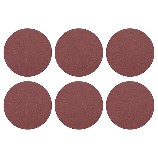 HARFINGTON 30 Pcs 7 Inch Sanding Disc 100 Grit Hook and Loop Sandpaper Random Orbital Sander Pads for Woodworking Automotive Metal Polishing