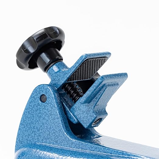 PEC Tools Micrometer Stand, Holder for Micrometer Up to 4" with Non-Slip Clamping Pads, Professional Precision Grade Made with Cast Iron