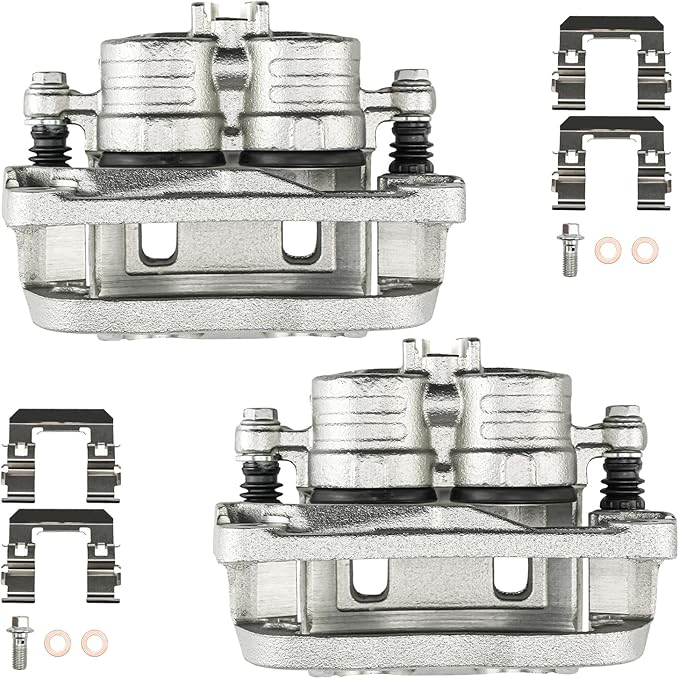 Torchbeam Front Brake Calipers Set for Subaru Impreza 2002-2016, Subaru Legacy 2003-2004, Saab 9-2X 2005-2006, Front Left and Front Right Calipers Replace # 19B2682+19B2683