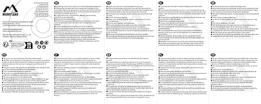 Merryland Flap Disc 5 inch Metal for Angle Grinder, 5inch 120 Grit T29 Flap Wheel 10 Pack, Blue Zirconium Corundum INOX Stainless Steel Iron Universal, Craft-Line FC1108614-10