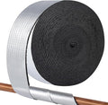 Pipe Insulation Tape, Outdoor Water Pipe Insulation Wrap, Foam Insulation Tape for Outdoor Pipes Winter Freeze Protection, Heat Tape for Water Pipes, Copper Pipes, PVC, AC Line, 2in x 33ft, Silver
