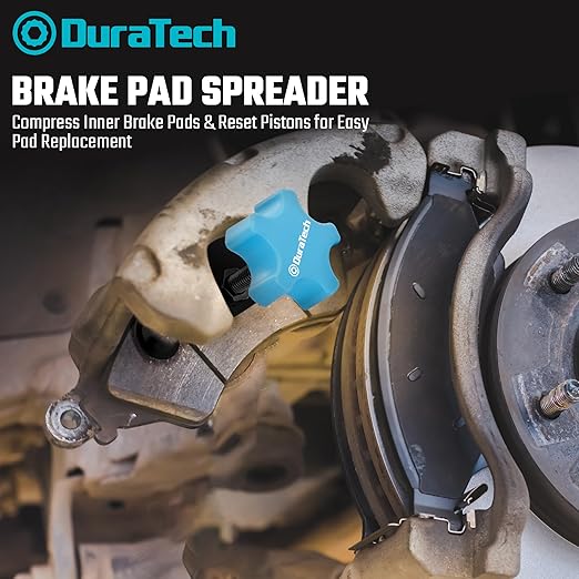 DURATECH Brake Caliper Compression Tool, Brake Pad Spreader for Compress Inner Brake Pads & Reset Pistons, Disc Brake Pad Spreader Tool for Most Cars and Light Trucks