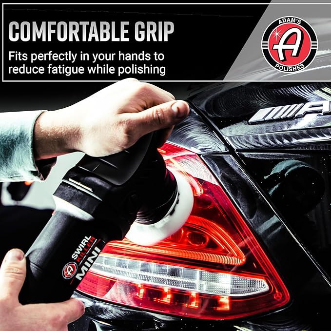 Adam's Polishes Swirl Killer 12mm Car Buffer Polisher Kit, Orbital Polishing Paint Correcting Tool, Car Scratch Remover, Correcting Polish, Use Post Car Wash Clay Bar & Pre Wax or Ceramic Coatin