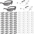 100 Pack Safety Glasses ANSI Z87.1 Scratch Resistant Eyewear for Women Man Lab Goggles Eye Protection