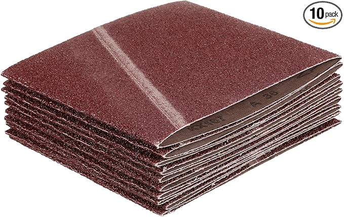 HARFINGTON 8 x 19 Inch Sanding Belts, 10 Pcs 36 Grits Aluminum Oxide Abrasive Belt Sander File Belt for Woodworking, Metal Polishing, Knife Sharpener