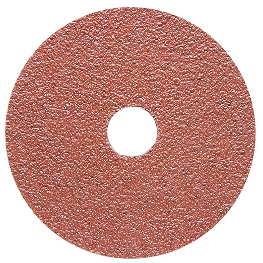 Benchmark Abrasives 4 1/2 Inch Sanding Discs Aluminum Oxide Resin Fiber Grinding Disc for Grinding, Stripping on Wood, Fiberglass, Metal, 7/8" Arbor Angle Grinder Sanding Disc, 25 Pack - 24 Grit