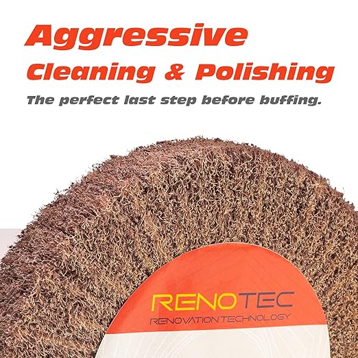 6 Inch Flap Wheel, Non-Woven Polishing Wheel (Grit80)