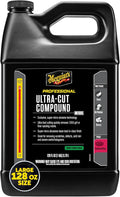 Meguiar's Mirror Glaze M105 Ultra-Cut Compound, Car Rubbing Compound for Removing Scratches and Heavy Swirls While Adding Shine, Safe and Effective on All Glossy Car Paint and Clear Coats, 1 Gallon