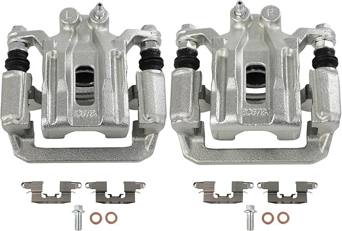SCITOO 19B2994A 19B2995A Rear Left & Right Disc Brake Calipers Assembly w/Bracket For Nissan For Pathfinder 2005-2012