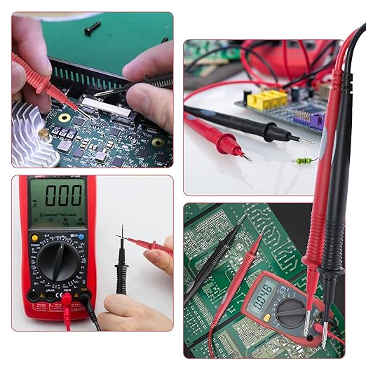 New Meter Test Leads Cat III 1000V 20A Replacement for Fluke Ideal Simpson