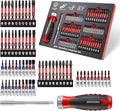 62Pieces Ratcheting Screwdriver Set, 12-in-1 Multi-bit Magnetic Screwdriver Quick-Load Mechanism, S2 Steel Phillips, Slotted, Torx, Square Bits, Impact Bit Holder with Eva Foam Storage Tray