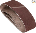 3 Pcs Sanding Belts 6 x 48 Inch 80 Grit Aluminum Oxide Abrasive Sandpaper for Belt Sander Metal Grinding Wood Working Weld Rust Removal