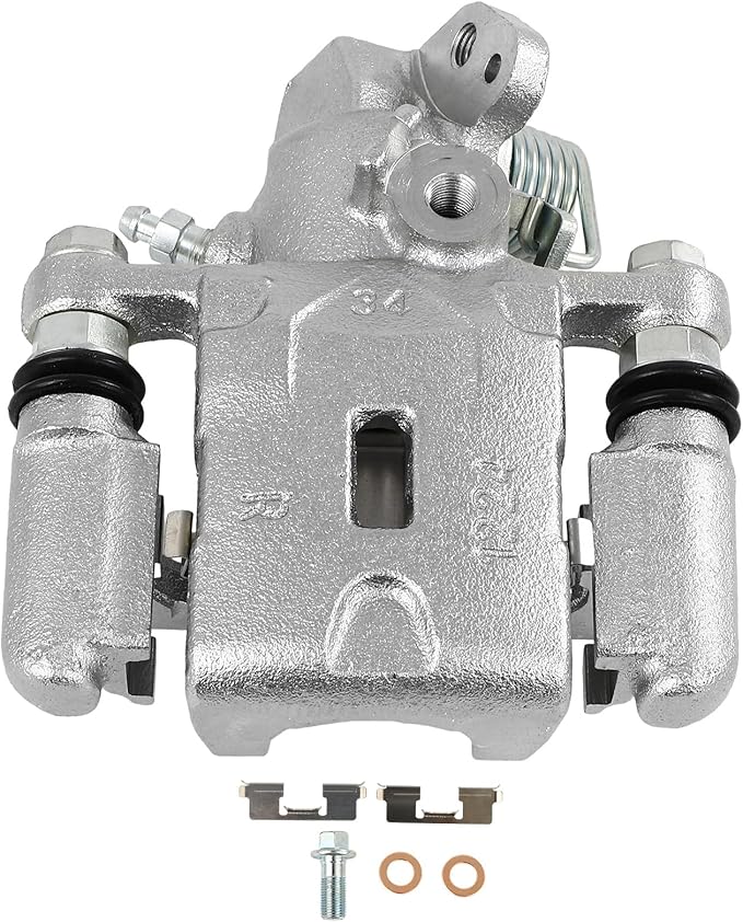 SCITOO 19B3303 Rear Right Disc Brake Caliper w/Bracket Fit For Hyundai For Elantra 2005-2006,For Kia For Spectra 2005-2009,For Kia For Spectra5 2005-2009, Single Piston