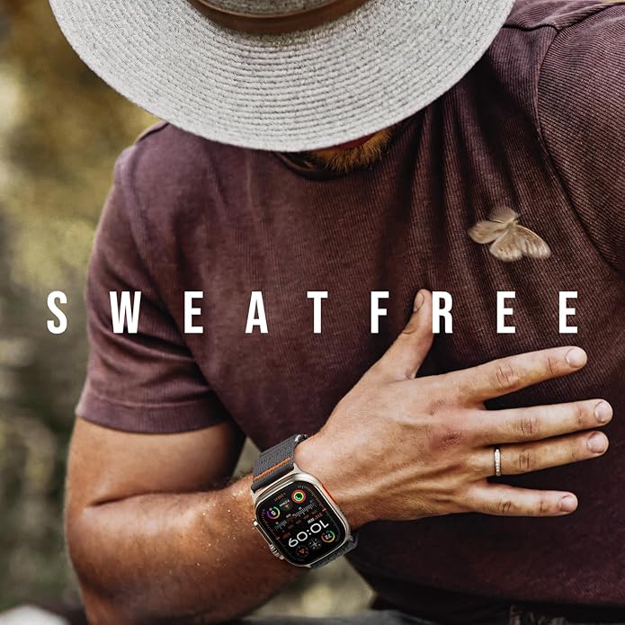 Suitisbest Sport Bands Compatible with Apple Watch Ultra Band 49mm 46mm 45mm 44mm 42mm 38mm 40mm 41mm Men Women, Stretchy Nylon Sport Loop Strap with S-Hook for iWatch Series 10 Ultra SE 9 8 7 6 5 4 3