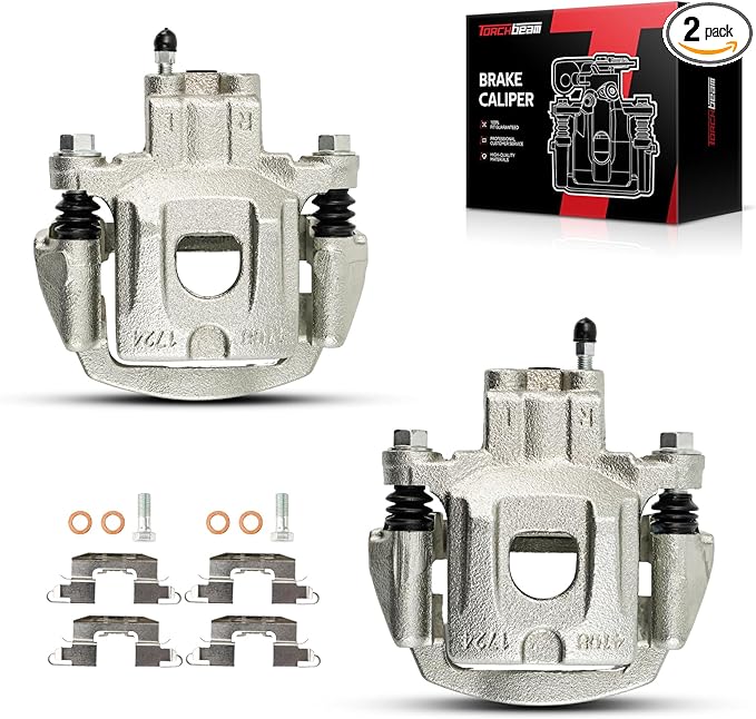 Torchbeam Rear Brake Calipers Set for Lexus 2007-2009 RX350, Lexus 2004-2006 RX330, Lexus 2006-2008 RX400h, Rear Left and Rear Right Calipers Replace # 19B2783+19B2782