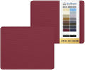 KING MOUNTAIN Canvas Repair Patch 9 x11 Inch 2 Pcs Self-Adhesive Waterproof Fabric Patch for Sofas, Tents, Furniture,Tote Bags, Car Seats (Burgundy)